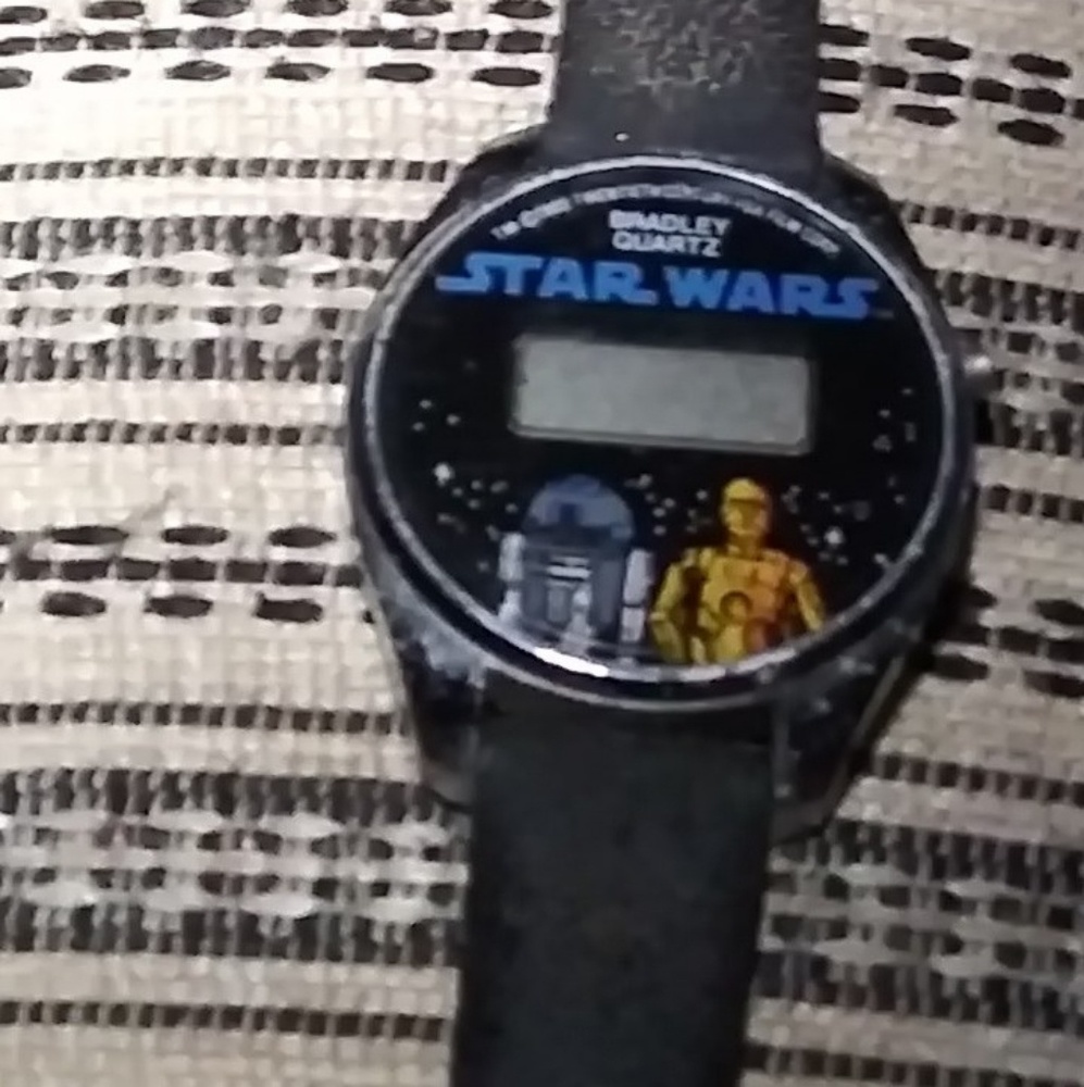 Vintage Star Wars Bradley Digital Quartz Watch